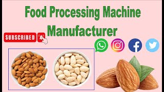 Wet Almond Peeling Machine Price In India 7046650555