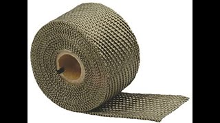 Review Design Engineering 010132 Titanium 2" x 35' Exhaust Heat Wrap  2021