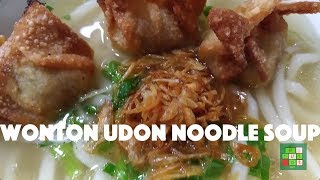 Making Delicious Wonton Udon Noodle Soup (you will love!) | Cách làm món mì hoành thánh  -  #159