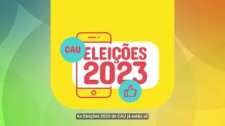 Amanhã (10/10) acontecem as eleições do CAU!