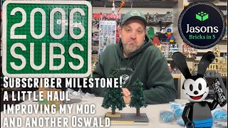 2000 subs, haul to greatly improve my pine tree moc, and another Oswald to join the army