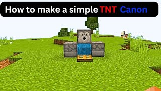 Viral Minecraft Build: Amazing TNT Canon!mcpe