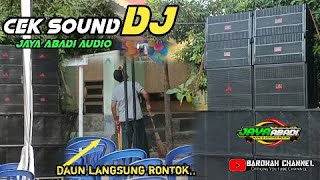 Cek sound JAYA ABADI🔊 horegNya bikin getar satu sekolahan 😝