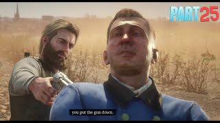 Red Dead Redemption 2 Walkthrough Gameplay Part 25 Arthur free's john from prison.