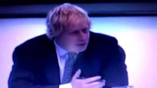 London Mayor Boris Johnson dismisses critics of his mentoring programme.mp4