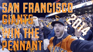 PLAYOFFS: 2014 GIANTS WIN THE PENNANT On Travis Ishikawa's 3 Run WALK OFF Home Run