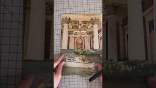 Handmade collage by Maya Land - process art video