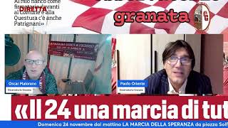 Marcia della speranza-contestazione e un po' di calcio