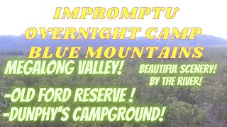 Camping By The River! Blue Mountains Overnighter!