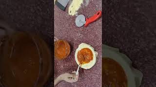 How to make deep dish pizza/ stuffed pizza #deepdishpizza #pizza #cheesepizza #food #chef  #foodvlog