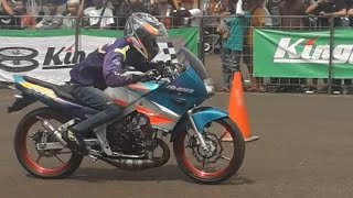 Ninja SSR-Serpico 7,601detik🔥||Part 2 Kelas Sunmori 201m🚦#drag #dragrace #201m #ninja #shorts #viral