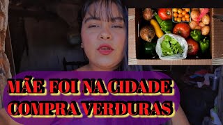 COMPREI VERDURAS E FRUTAS PRO YURI #verduras #100k