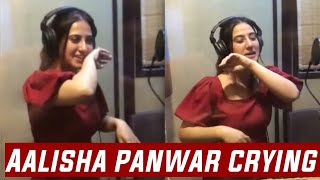 Aalisha Panwar Crying 🥺 || Shoot Life || Aalisha Panwar Team