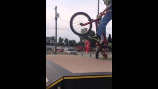 Riding at Michigan city skatepark (the chicken skatepark )