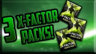 3 X-FACTOR PACKS! INSANE PULLS - Madden Mobile 17