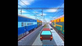 Accident train crossing3d Game video Related 👇#derailitc3d