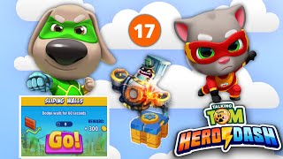 Dodge walls for 60 seconds✊🐶 The chest is in Tom's hands Talking Tom Hero Dash 😼 part #17 Gameplay