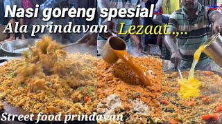 Nasi goreng spesial ala prindavan telur satu ember #streetfood  #kulinerprindavan #kulinerindia