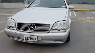 1998 Mercedes Benz CL600 6L V12 W140 Coupe