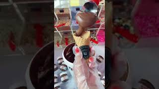 ASMR NUTELLA ICE CREAM SATISFYING #shorts