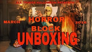 HORROR BLOCK UNBOXING-MARCH 2016 -THE RING