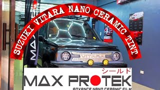 VITARA MAX PROTEK NANO-CERAMIC TINT! THE BEST!!!! #fypシ #suzukivitara #MaxProtek #nanoceramic