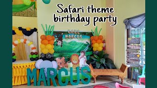 Jungle Safari Theme Birthday Party  | Venue Styling