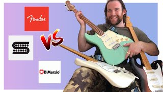 Single Coil SHOOTOUT: Fender vs Seymour Duncan vs Damarzio