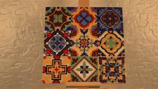 Victorian Inca Glazed Wall and Floor Tile