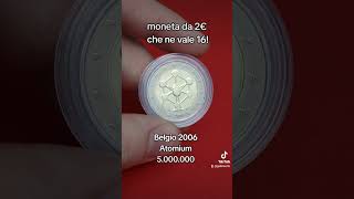 2€ rara belgio 2006 atomium #coins #coin