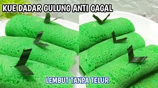 CARA MEMBUAT KUE DADAR GULUNG YANG ENAK DAN MUDAH