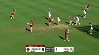 Virginia vs Boston College | Women's Lacrosse Highlights 2024