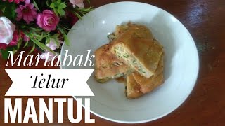 Resep martabak telur MANTUL ( Isi sosis dan Jamur )