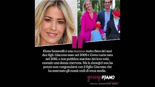 Elena Santarelli si congratula pubblicamente con il figlio Giacomo per aver sostenuto gli esami