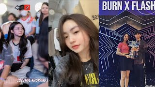 Burn x Flash D7's girlfriend is so pretty | MSC 2023 | MSC Cambodia | D7 Girlfriend | Burn x Flash