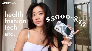 how much does it cost to live in Singapore? (2024) | BIGGEST purchases of my 20s