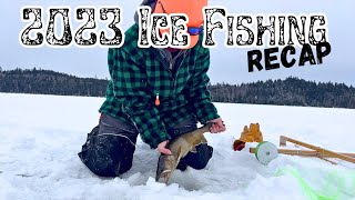 2023 Ice Fishing Recap // Compilation of Northern Maine Ice Fishing Trips