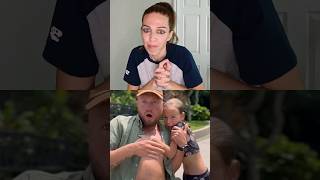 So scary 😱 this is not your dad 🤯😰 #shorts #scary #viral #reaction #collab  [REACT]