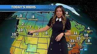 Danielle Savoni - CTV News Calgary - Weather - "Wednesday Addams", October 30, 2024.