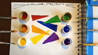 SketchbookArt: Color Prism #art #fyp #shorts #sketchbook #artist #colors #painting #acrylicpainting