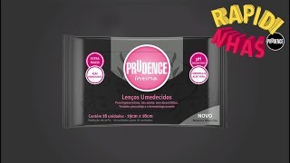 Rapidinhas Prudence - Lenços umedecidos Prudence Íntima