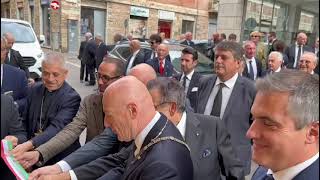 Inaugurazione a Terni dell'ingresso della Casa Massonica del Goi