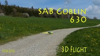 SAB Goblin 630 Aerobatic 3D Flight