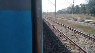 13288 Durg bound South Bihar Express skips dharuadih at 130kmph. Loco in lead was WAP7 of Tata shed