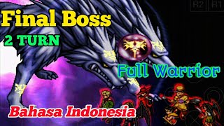 Suikoden 2 Final Boss 2 Turn Battle (Full Warrior)