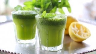 Lemon mint juice