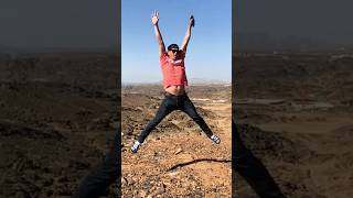 🔴THE JUMPSHOT AT NAJRAN DESERT #shortsviral #shortsvideo #reels #shortsfeed #shorts #travel