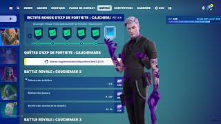 C'est parti pour faire mes quêtes Est monté Niveau 200 Sur (Fortnite)