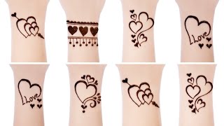 Back hand mehndi design heart | love mehndi design | Simple mehndi design | mehndi design |