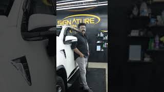 Kottayam nazeer   Toyota Fortuner graphene coating #cardetailing #ceramiccoating #graphenecoating